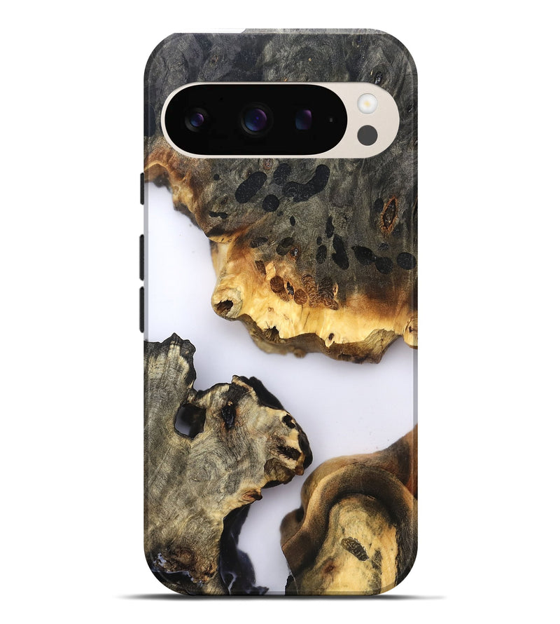 Pixel 9 Pro XL Wood Live Edge Phone Case - Raleigh (Clear, 822684)