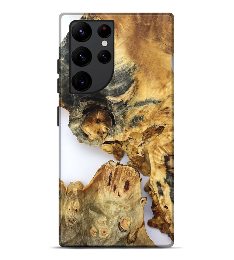 Galaxy S22 Ultra Wood Live Edge Phone Case - Amanda (Clear, 822688)