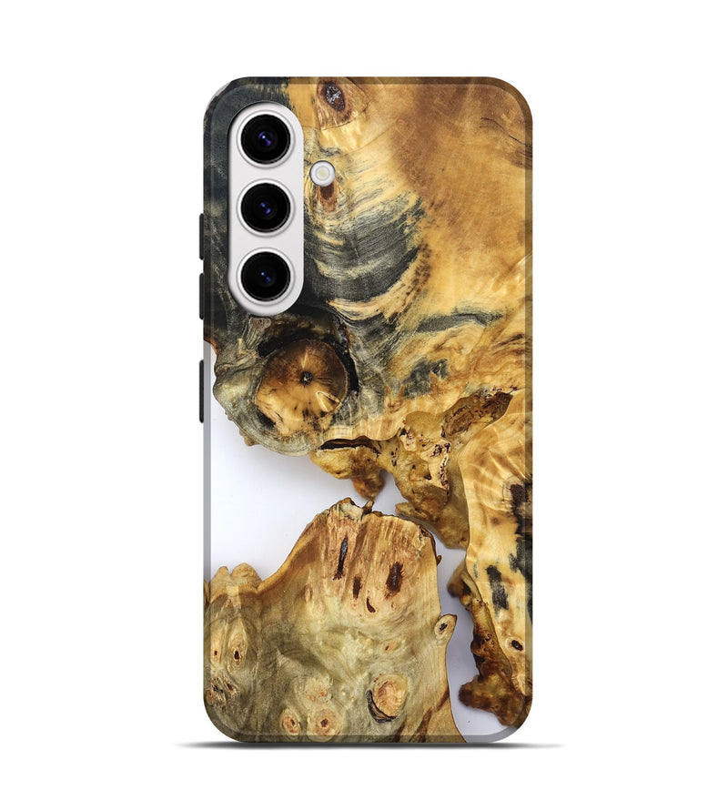 Galaxy S25 Wood Live Edge Phone Case - Amanda (Clear, 822688)