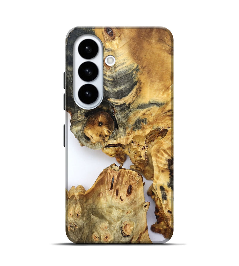 Galaxy S26 Wood Live Edge Phone Case - Amanda (Clear, 822688)