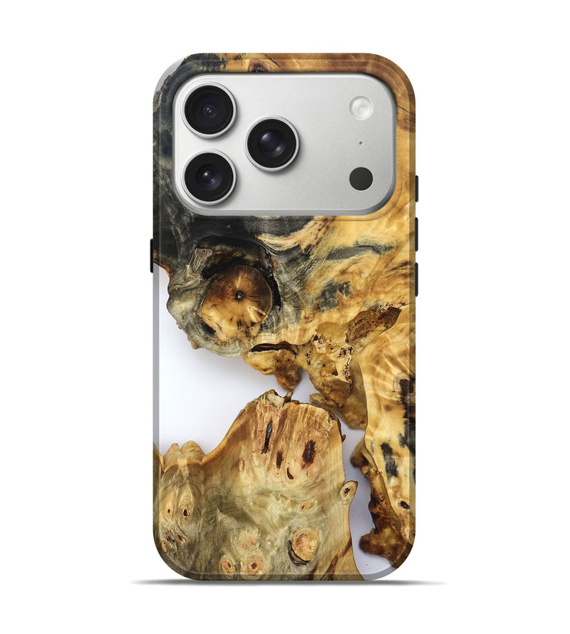 iPhone 17 Pro Wood Live Edge Phone Case - Amanda (Clear, 822688)