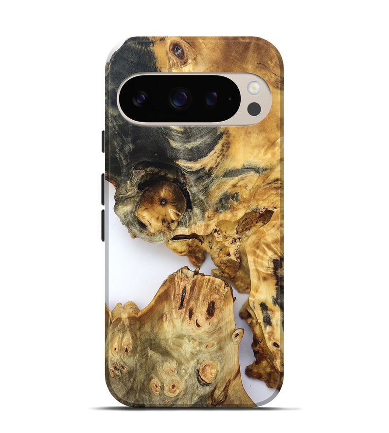 Pixel 9 Pro Wood Live Edge Phone Case - Amanda (Clear, 822688)