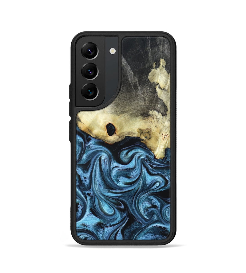 Galaxy S22 Wood Phone Case - Jaclyn (Blue, 822693)