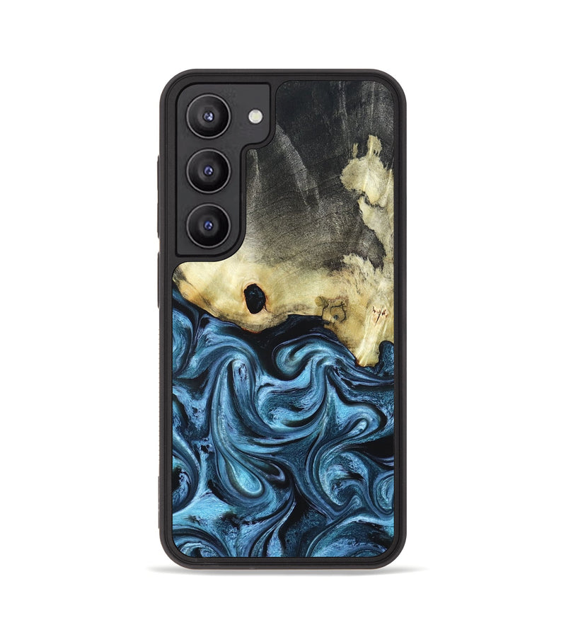 Galaxy S23 Wood Phone Case - Jaclyn (Blue, 822693)