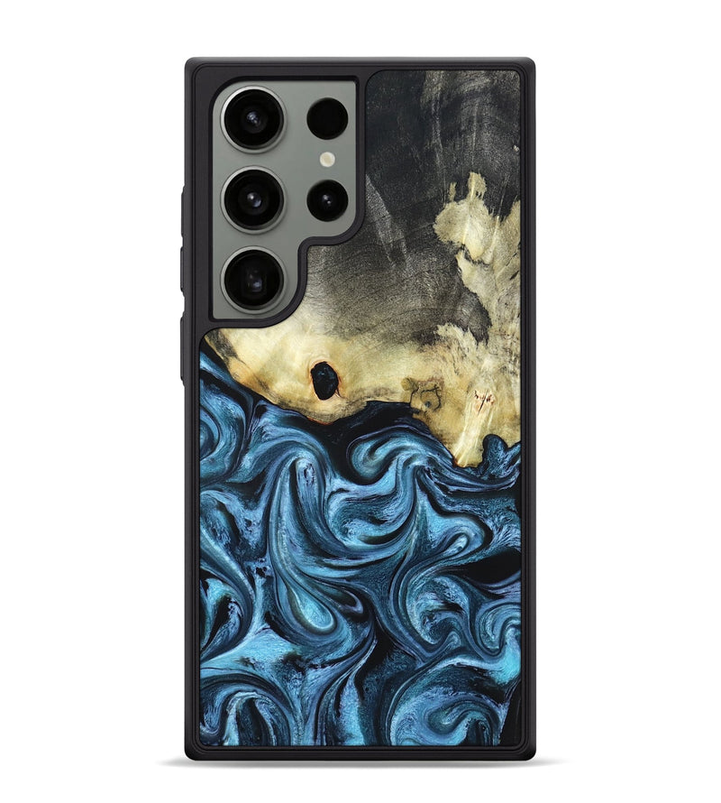 Galaxy S24 Ultra Wood Phone Case - Jaclyn (Blue, 822693)