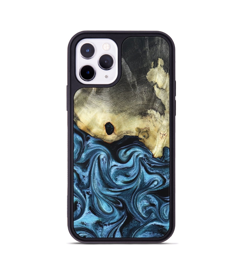 iPhone 11 Pro Wood Phone Case - Jaclyn (Blue, 822693)