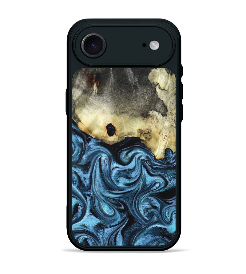 iPhone 17 Air Wood Phone Case - Jaclyn (Blue, 822693)