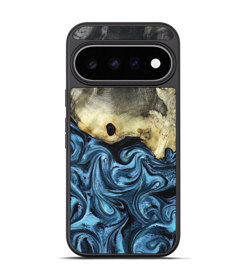 Pixel 11 Pro Wood Phone Case - Jaclyn (Blue, 822693)