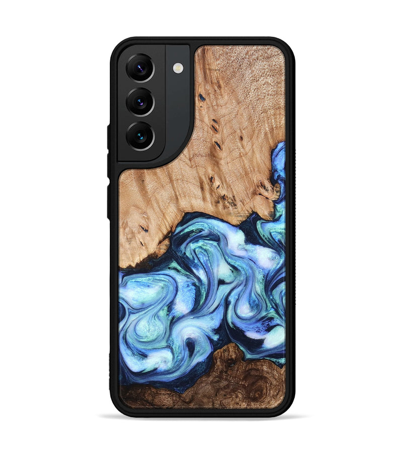 Galaxy S22 Plus Wood Phone Case - Troy (Blue, 822695)