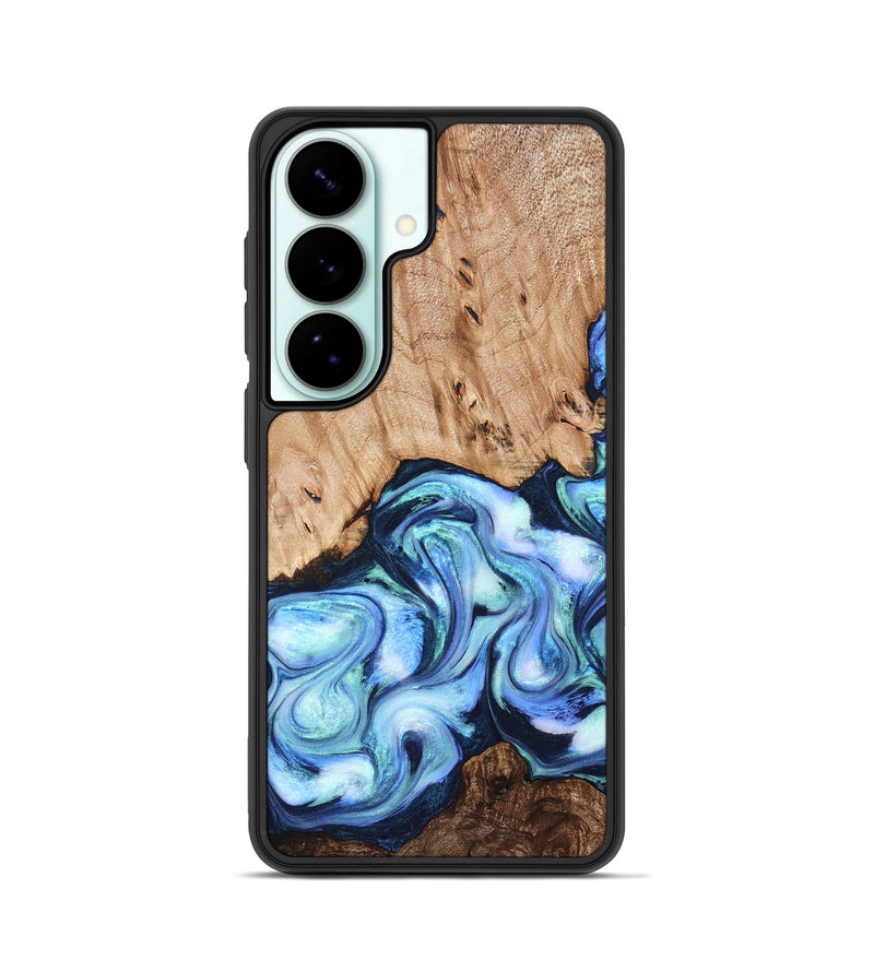 Galaxy S26 Wood Phone Case - Troy (Blue, 822695)