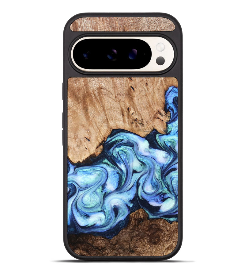 Pixel 9 Pro XL Wood Phone Case - Troy (Blue, 822695)