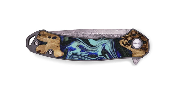 EDC Wood Pocket Knife - Kirby (Blue, 822698)