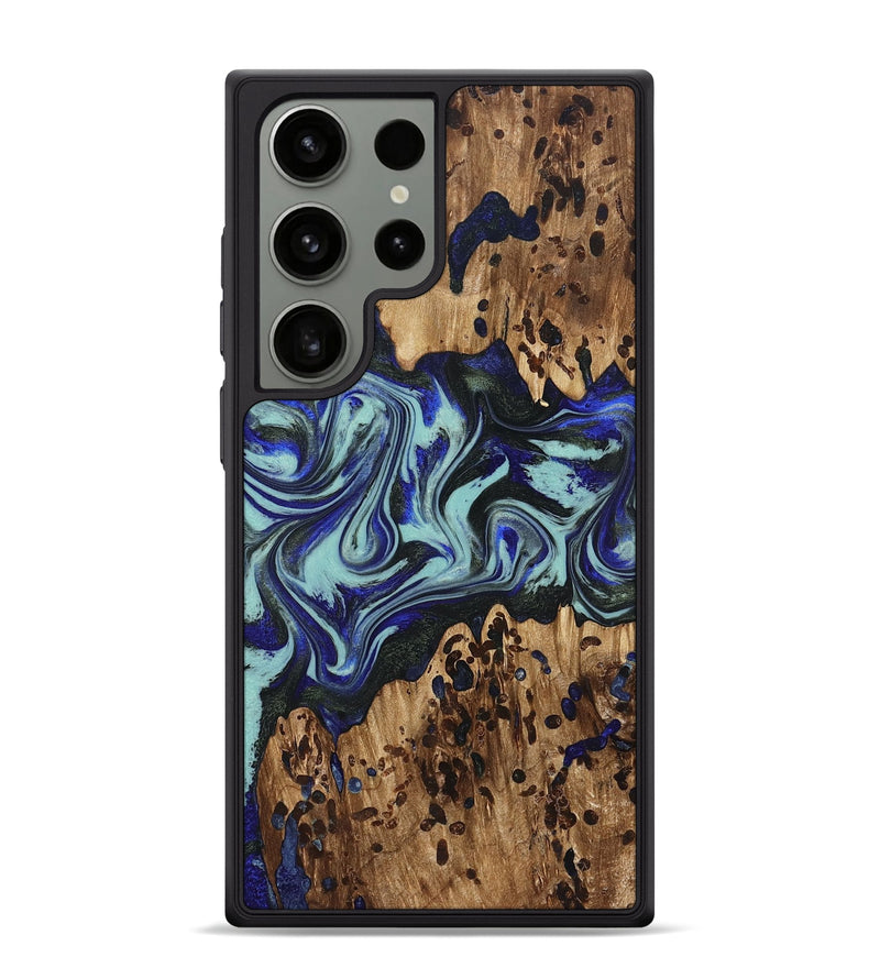 Galaxy S24 Ultra Wood Phone Case - Kirby (Blue, 822698)