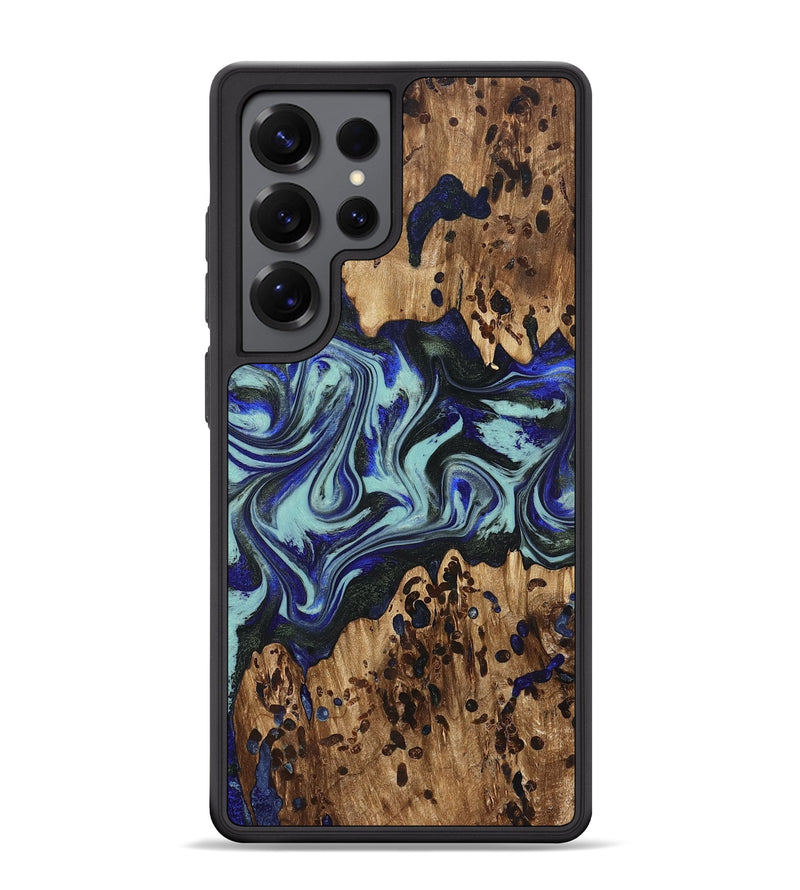 Galaxy S25 Ultra Wood Phone Case - Kirby (Blue, 822698)