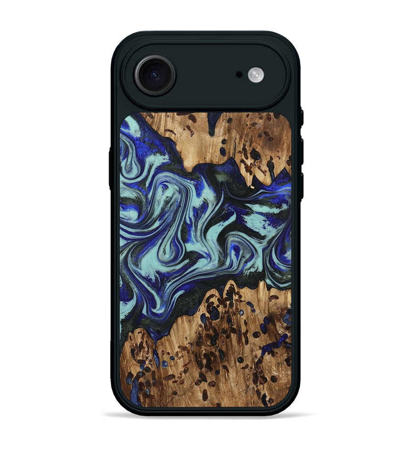 iPhone 17 Air Wood Phone Case - Kirby (Blue, 822698)