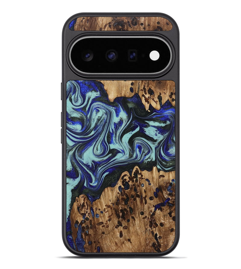 Pixel 11 Pro XL Wood Phone Case - Kirby (Blue, 822698)