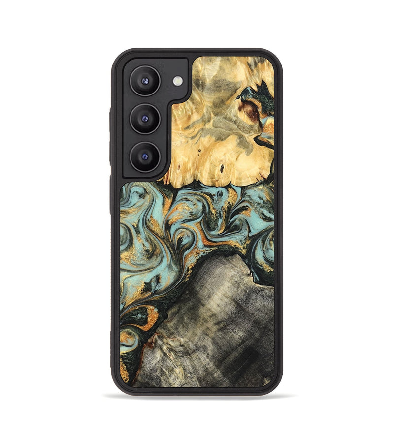 Galaxy S23 Wood Phone Case - Hugh (Green, 822702)
