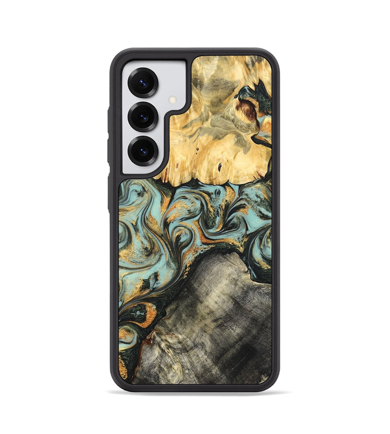 Galaxy S25 Wood Phone Case - Hugh (Green, 822702)