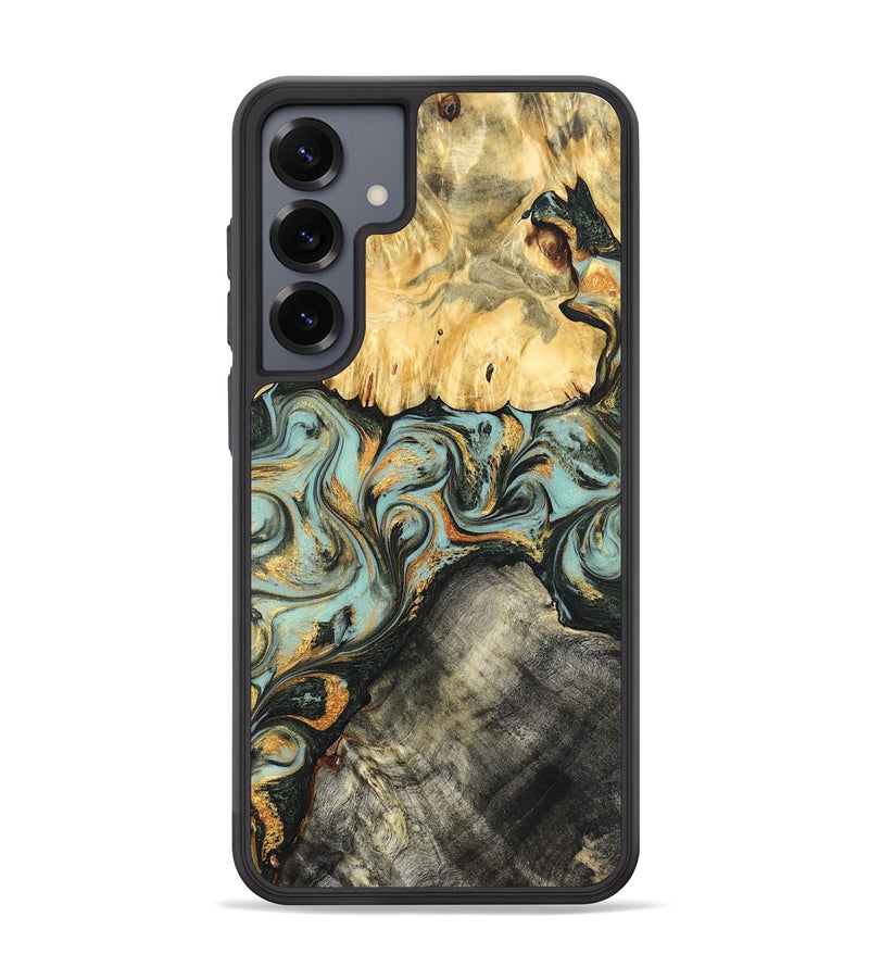 Galaxy S25 Plus Wood Phone Case - Hugh (Green, 822702)