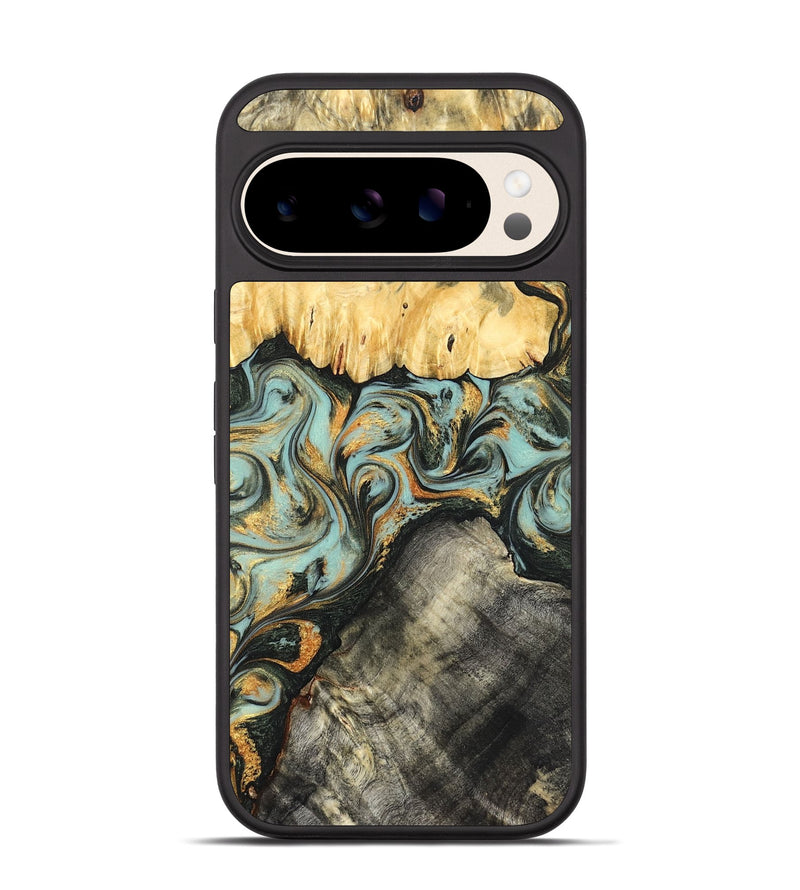 Pixel 10 Wood Phone Case - Hugh (Green, 822702)
