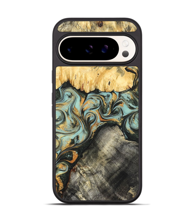 Pixel 9 Wood Phone Case - Hugh (Green, 822702)