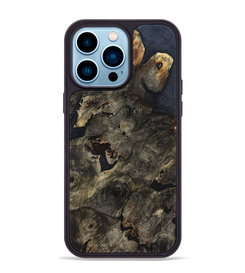 iPhone 14 Pro Max Wood Phone Case - Ainara (Wood Burl, 822708)