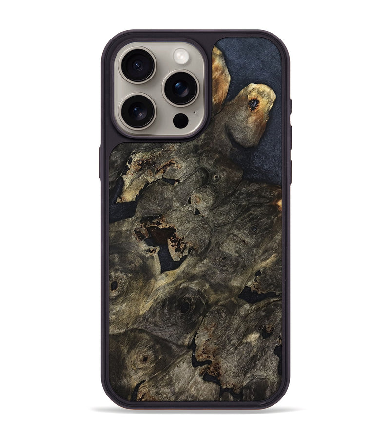 iPhone 15 Pro Max Wood Phone Case - Ainara (Wood Burl, 822708)