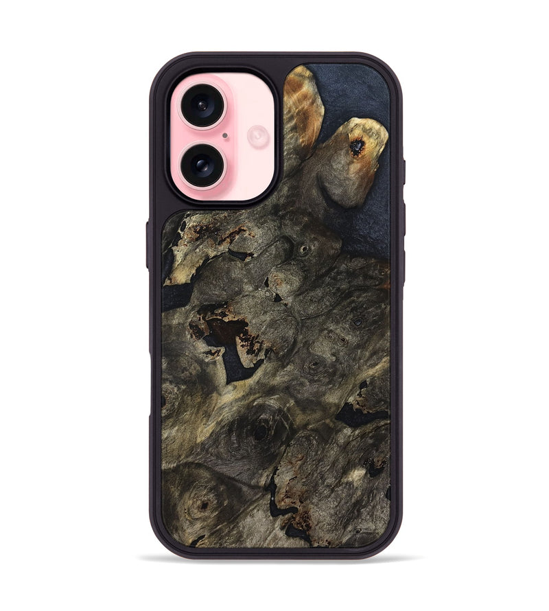iPhone 16 Wood Phone Case - Ainara (Wood Burl, 822708)