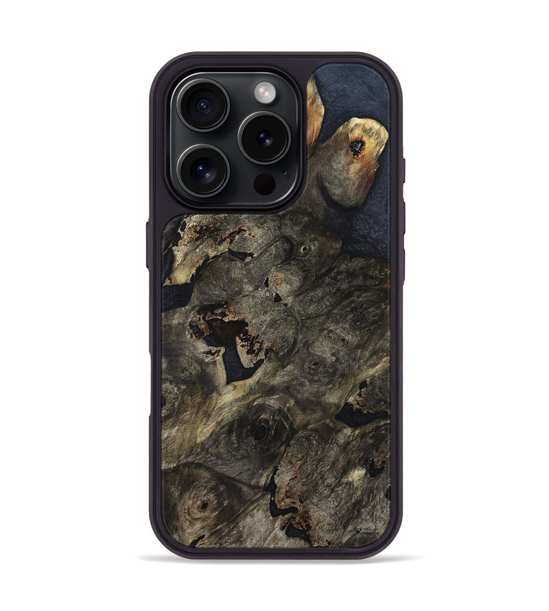 iPhone 16 Pro Wood Phone Case - Ainara (Wood Burl, 822708)