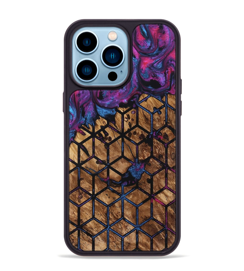 iPhone 14 Pro Max Wood Phone Case - Jody (Pattern, 822727)