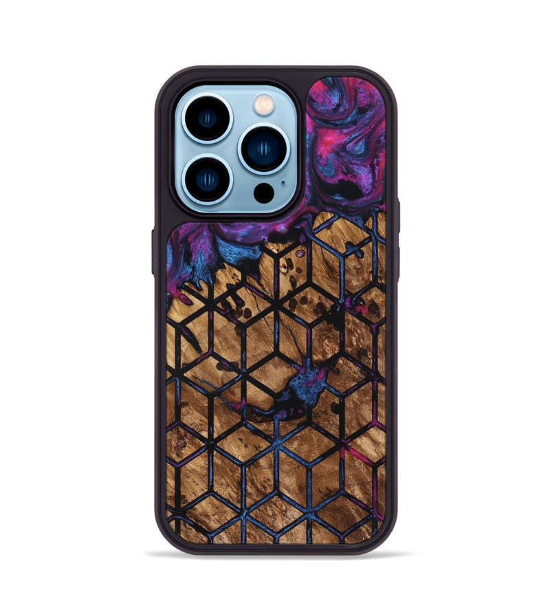 iPhone 14 Pro Wood Phone Case - Jody (Pattern, 822727)