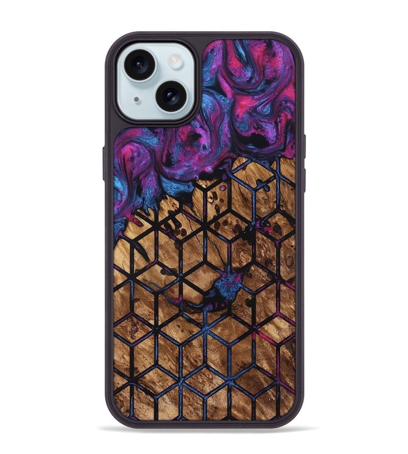 iPhone 15 Plus Wood Phone Case - Jody (Pattern, 822727)