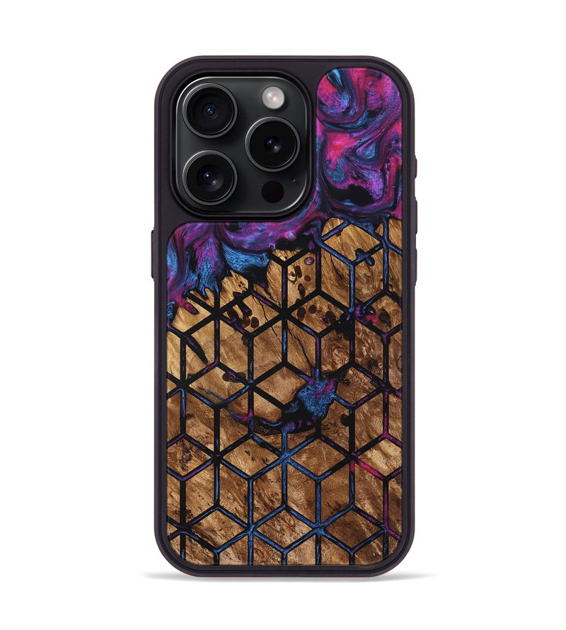 iPhone 15 Pro Wood Phone Case - Jody (Pattern, 822727)