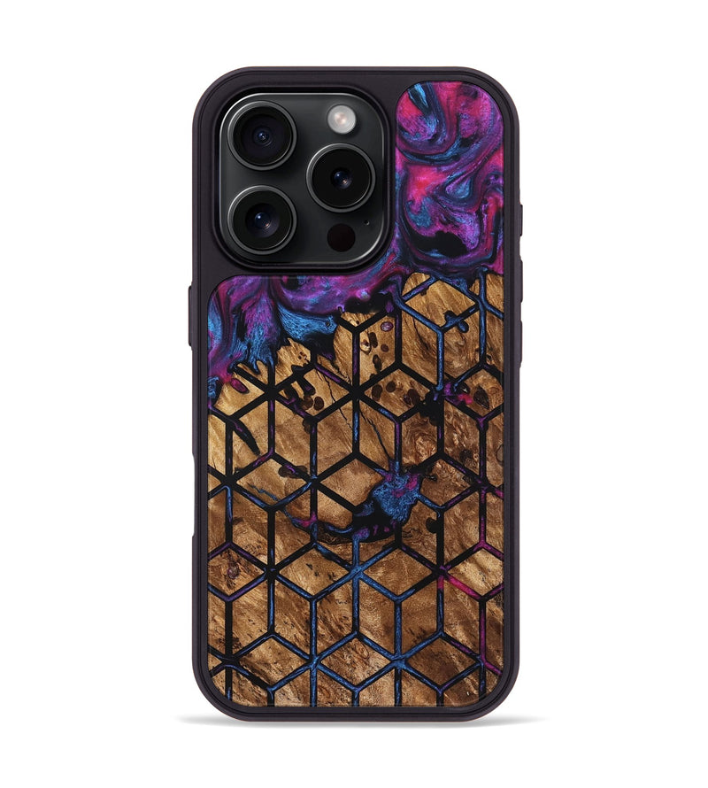 iPhone 16 Pro Wood Phone Case - Jody (Pattern, 822727)