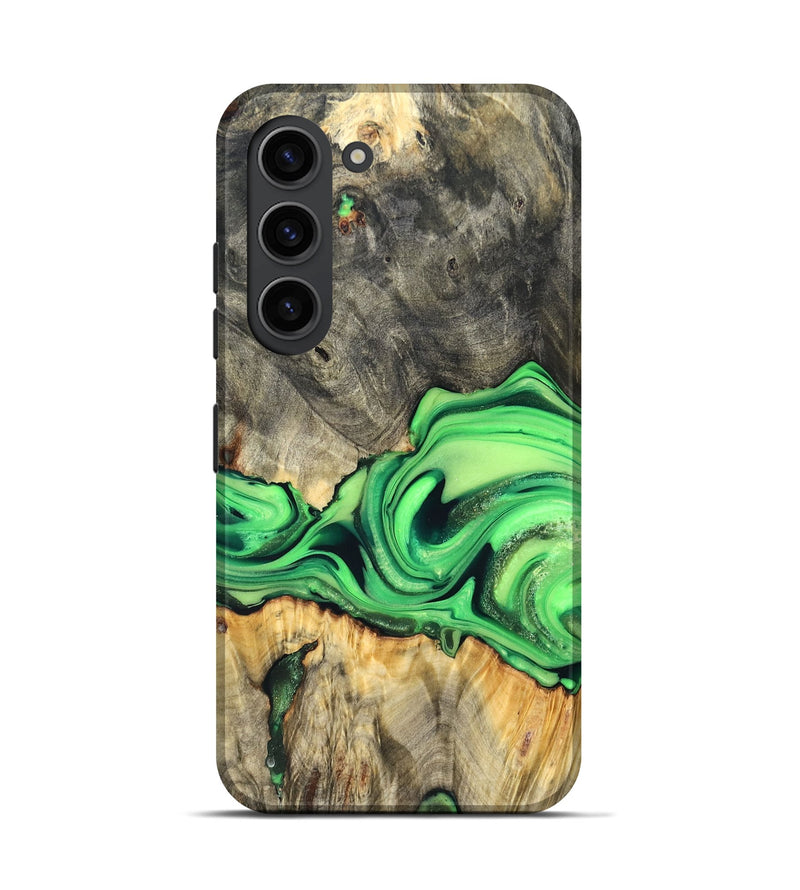 Galaxy S23 Wood Live Edge Phone Case - Patrice (Metallic, 822752)