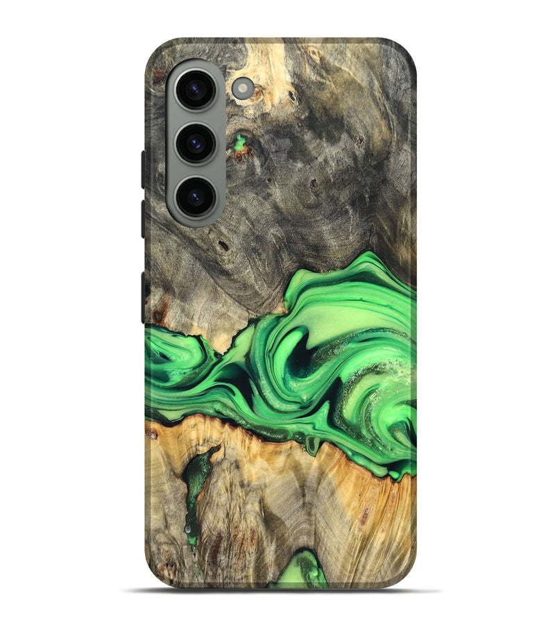 Galaxy S23 Plus Wood Live Edge Phone Case - Patrice (Metallic, 822752)