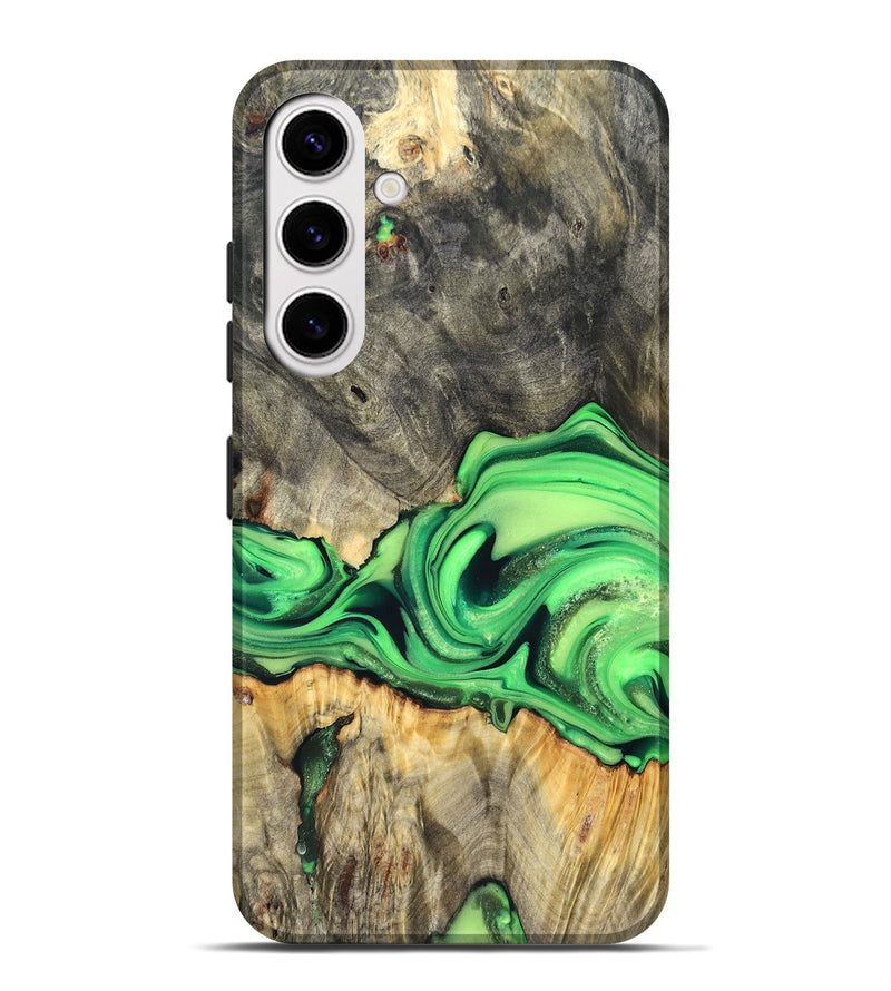 Galaxy S25 Plus Wood Live Edge Phone Case - Patrice (Metallic, 822752)