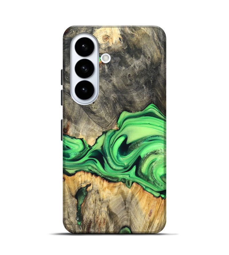 Galaxy S26 Wood Live Edge Phone Case - Patrice (Metallic, 822752)