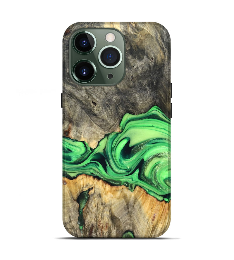 iPhone 13 Pro Wood Live Edge Phone Case - Patrice (Metallic, 822752)