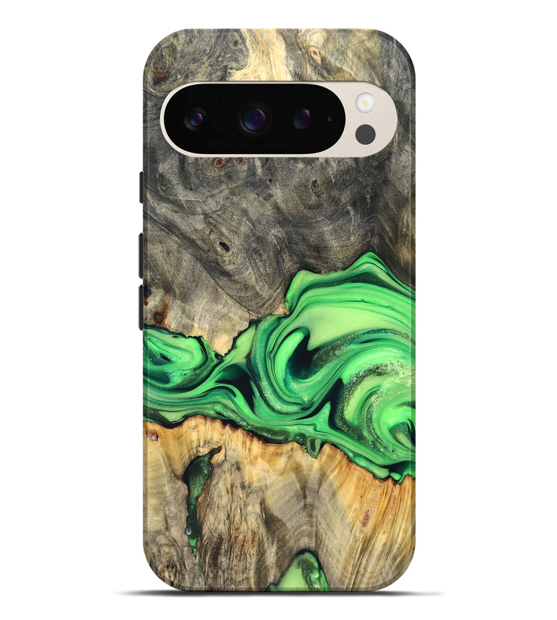 Pixel 9 Pro XL Wood Live Edge Phone Case - Patrice (Metallic, 822752)