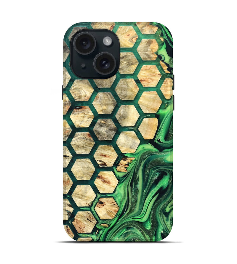 iPhone 15 Wood Live Edge Phone Case - Oaklynn (Pattern, 822760)