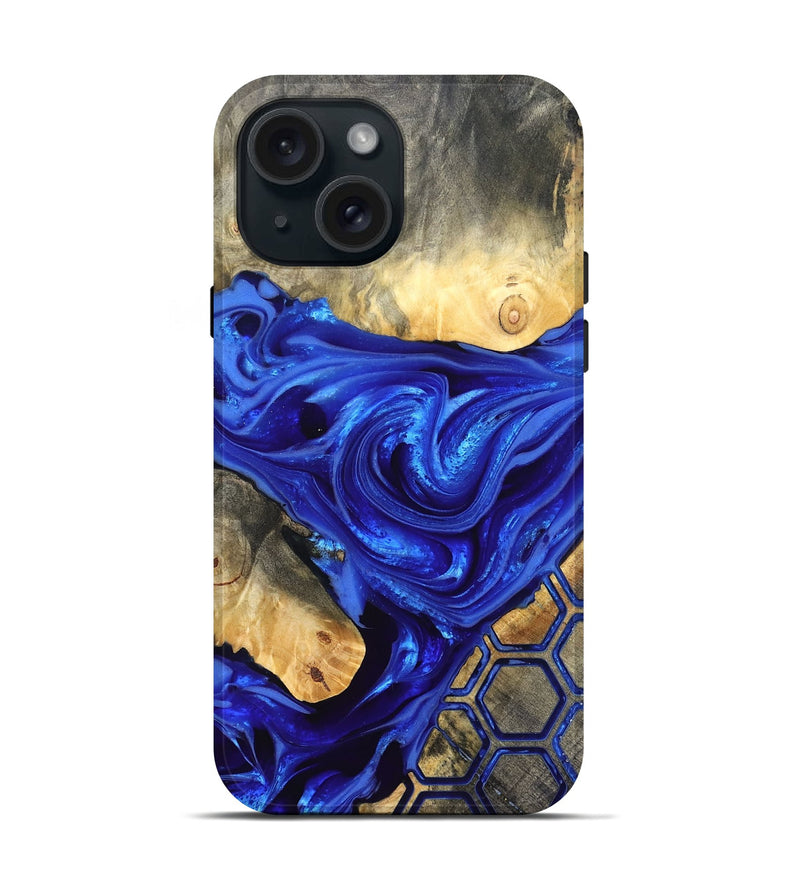 iPhone 15 Wood Live Edge Phone Case - Lemuel (Pattern, 822761)