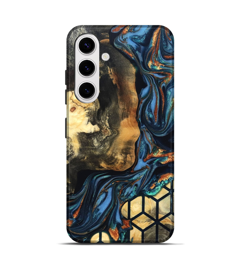 Galaxy S25 Wood Live Edge Phone Case - Vinnie (Pattern, 822764)