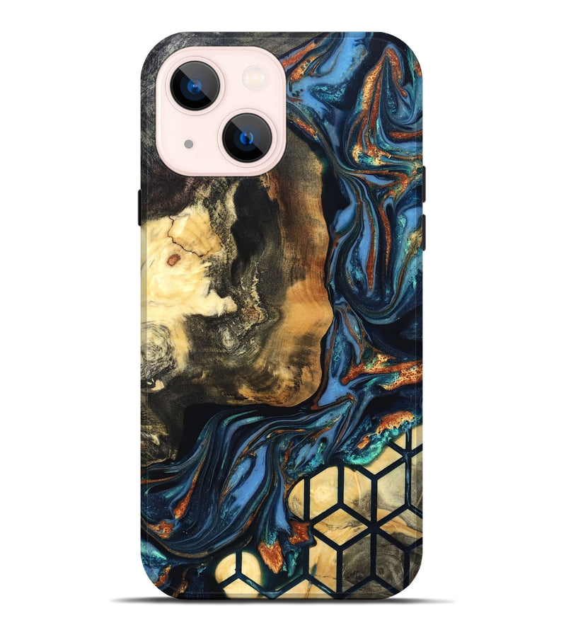 iPhone 14 Plus Wood Live Edge Phone Case - Vinnie (Pattern, 822764)