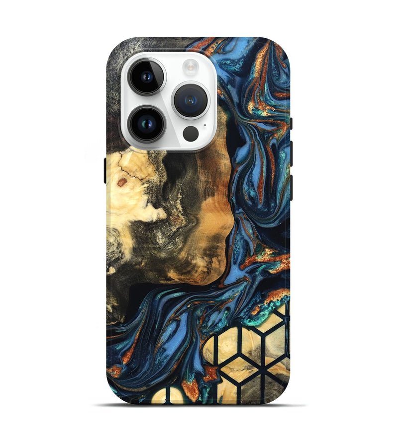 iPhone 15 Pro Wood Live Edge Phone Case - Vinnie (Pattern, 822764)