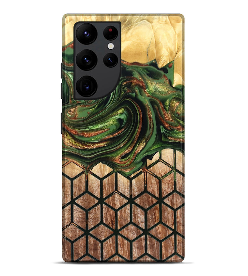 Galaxy S22 Ultra Wood Live Edge Phone Case - Jenny (Pattern, 822766)