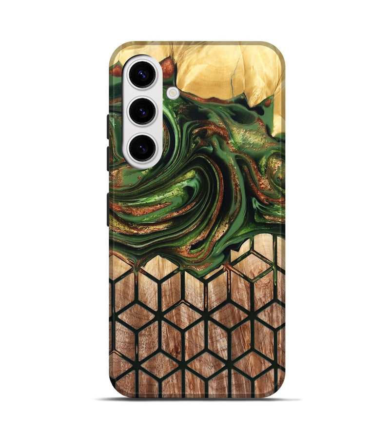 Galaxy S25 Wood Live Edge Phone Case - Jenny (Pattern, 822766)