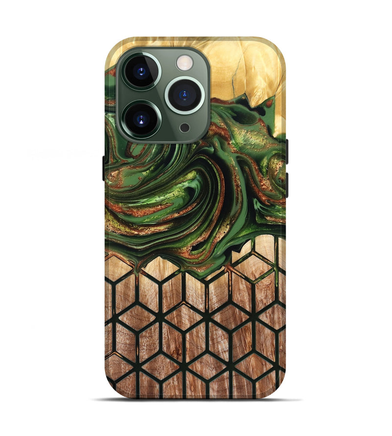 iPhone 13 Pro Wood Live Edge Phone Case - Jenny (Pattern, 822766)