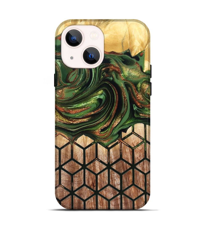 iPhone 14 Wood Live Edge Phone Case - Jenny (Pattern, 822766)
