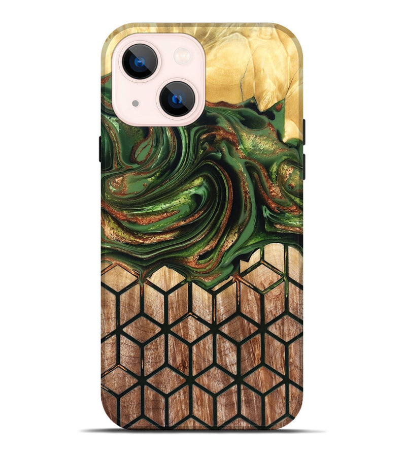 iPhone 14 Plus Wood Live Edge Phone Case - Jenny (Pattern, 822766)